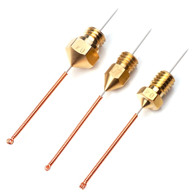 taladro flexible para limpieza boquilla de 0,4mm para impresora 3D